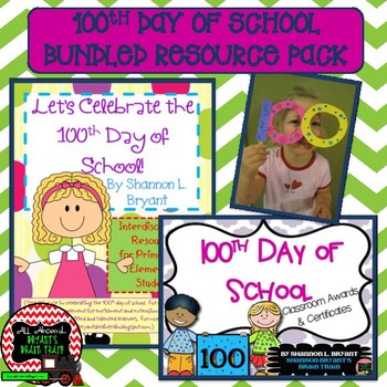 100th Day of School Bundled Resource Pack