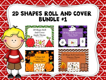 2D Shapes Roll and Cover Bundle 1