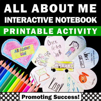  all about me interactive notebook craftivity