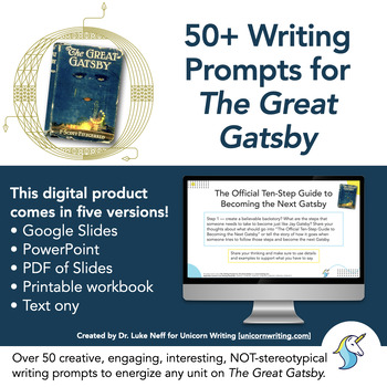Image result for gatsby writing prompt