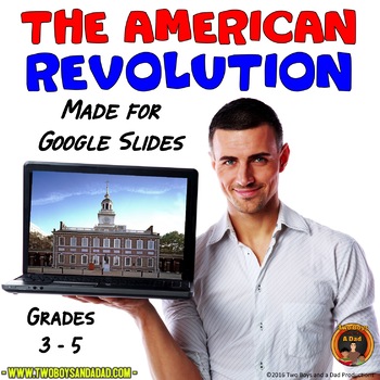 American Revolution Interactive Digital Notebook for Google Drive