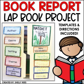 Book Report Flip Flap Lap Book - An Interactive Project