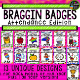 Attendance Incentive Braggin Badges {Brag Tags}