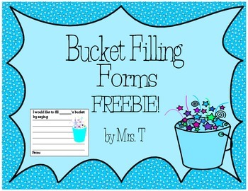 Creating a Bucket Filling Classroom! Check out this anchor chart lesson and related bucket filling freebies!