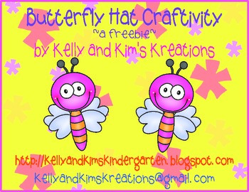 Butterfly Hat Craftivity ~a freebie~