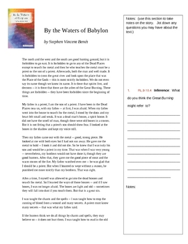 By the waters of babylon essay prompt