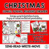 Christmas Literacy Songs, Poems, Fingerplays, Readers Thea