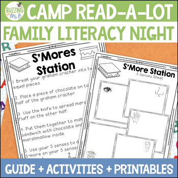 Family Literacy Night Materials: Camping Themed Literacy Night