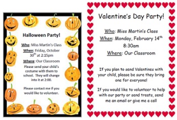 Class Valentines Party Invitation 3