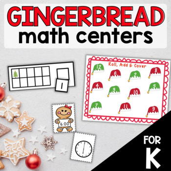 Gingerbread man math activities for kindergarten