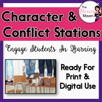 Conflict and Characterization Stations - Common Core Aligned