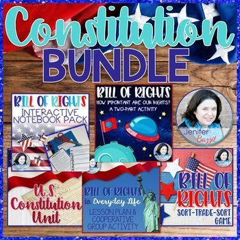 Constitution and Bill of Rights Bundle- 4 Excellent Products in One File!