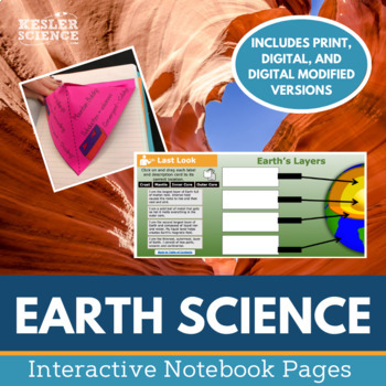 Earth Science Interactive Notebook Pages