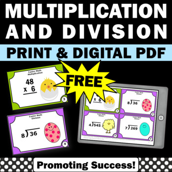  multiplication and division task cards