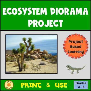 Ecosystem Diorama Project by Carol Weiss  Teachers Pay Teachers