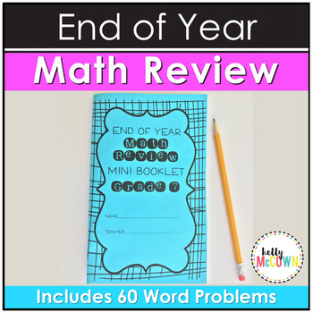 End of Year Math Review Mini Booklet {Grade 7}