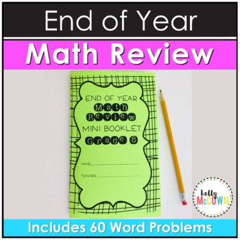 End of Year Math Review Mini Booklet {Grade 8}