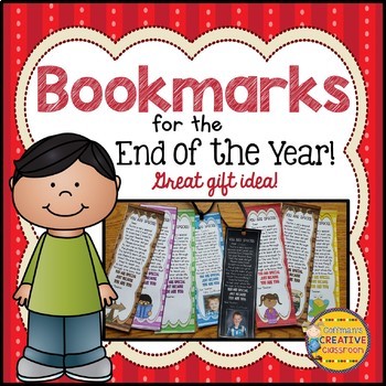 End of the Year Bookmarks