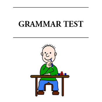 https://www.teacherspayteachers.com/Product/English-Grammar-Test-The-Basics-Answer-Key-Included-3049815