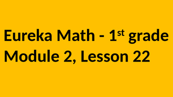 eureka math lesson 22 homework grade 1