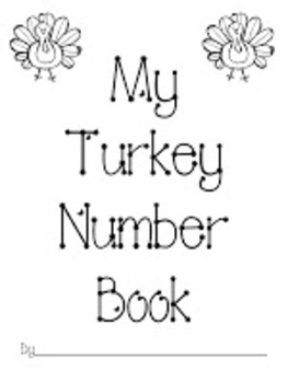 FREE Turkey Number Book
