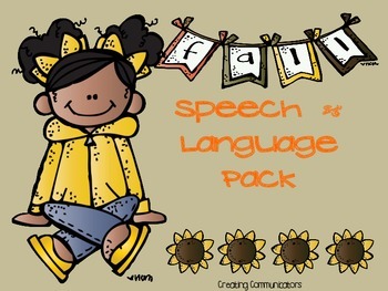 Fall Speech and Language Pack