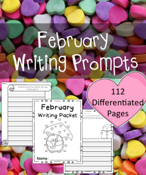 February Writing Prompts by Amanda Bocchi | Teachers Pay Teachers