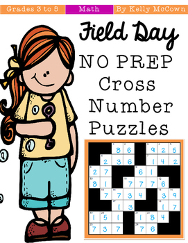Field Day NO PREP Number Puzzles {Grades 3 to 5}