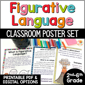 Figurative Language Posters FREE