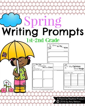 First Grade Writing Prompts - Spring