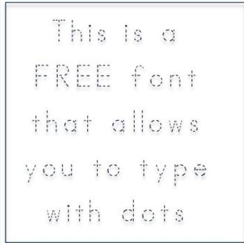Free ABC Print Dotted Font by Fun 4 Teachers | Teachers Pay Teachers