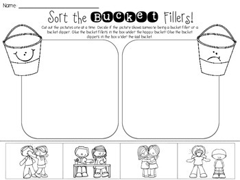 Free Bucket Filler and Bucket Dipper Sort {Perfect for Bac