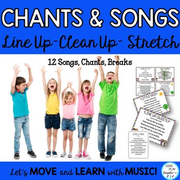 Freebie: Songs and Chants to Line Up and Brain Break Activities