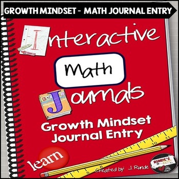 Growth Mindset Math Journal Entry