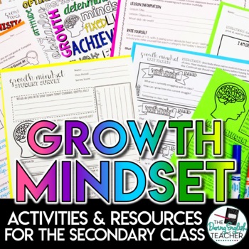 Growth Mindset Activities and Resources for the Secondary Classroom