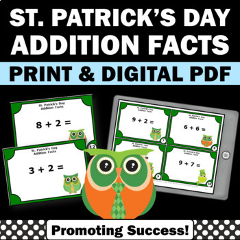  St. Patrick's day math addition activities