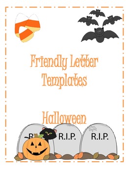 Halloween Friendly Letter Templates by Bonnie Elrod Teachers Pay Teachers