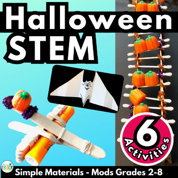 Halloween STEM Design Challenge: 5-in-1 Bundle by Kerry Tracy