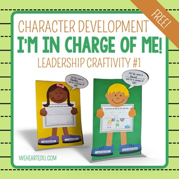 I'm in Charge of Me!{Leadership Craftivity 1}