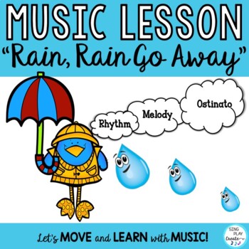 KODALY SONG "Rain, Rain, Go Away" 10 Lessons- Melody Ostin
