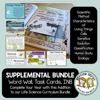 Life Science Interactive Notebook Complete Bundle