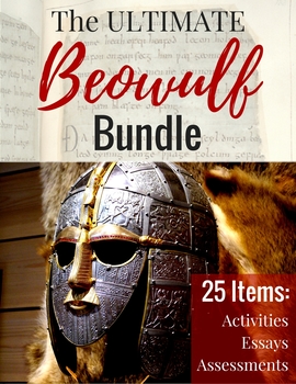 MEGA Beowulf Bundle: 25 lessons and activities/ 108 pages/ ANSWER KEYS!