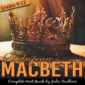 Macbeth Literature Guide, Complete Teaching Pack, Common C