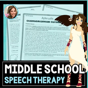 Middle School Speech and Language