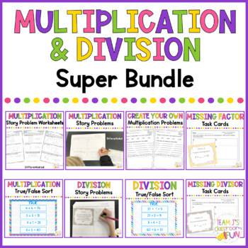 Multiplication and Division Super BUNDLE