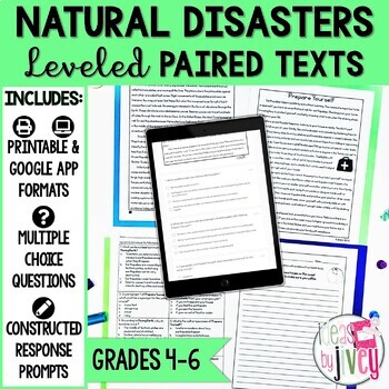 Paired Texts / Paired Passages: Natural Disasters Grades 4-8