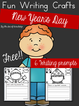 Writing Prompts New Year's Day Build a Funny Face Craft