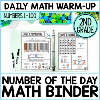 Number of the Day Binder (0-100) - Daily Place Value Practice