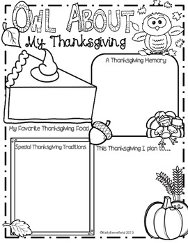Thanksgiving Activities Poster