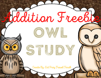 Owl Math Freebie